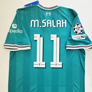 2025/26 Adidas Liverpool #11 M.SALAH Champions League 3rd Soccer Jersey JV6428